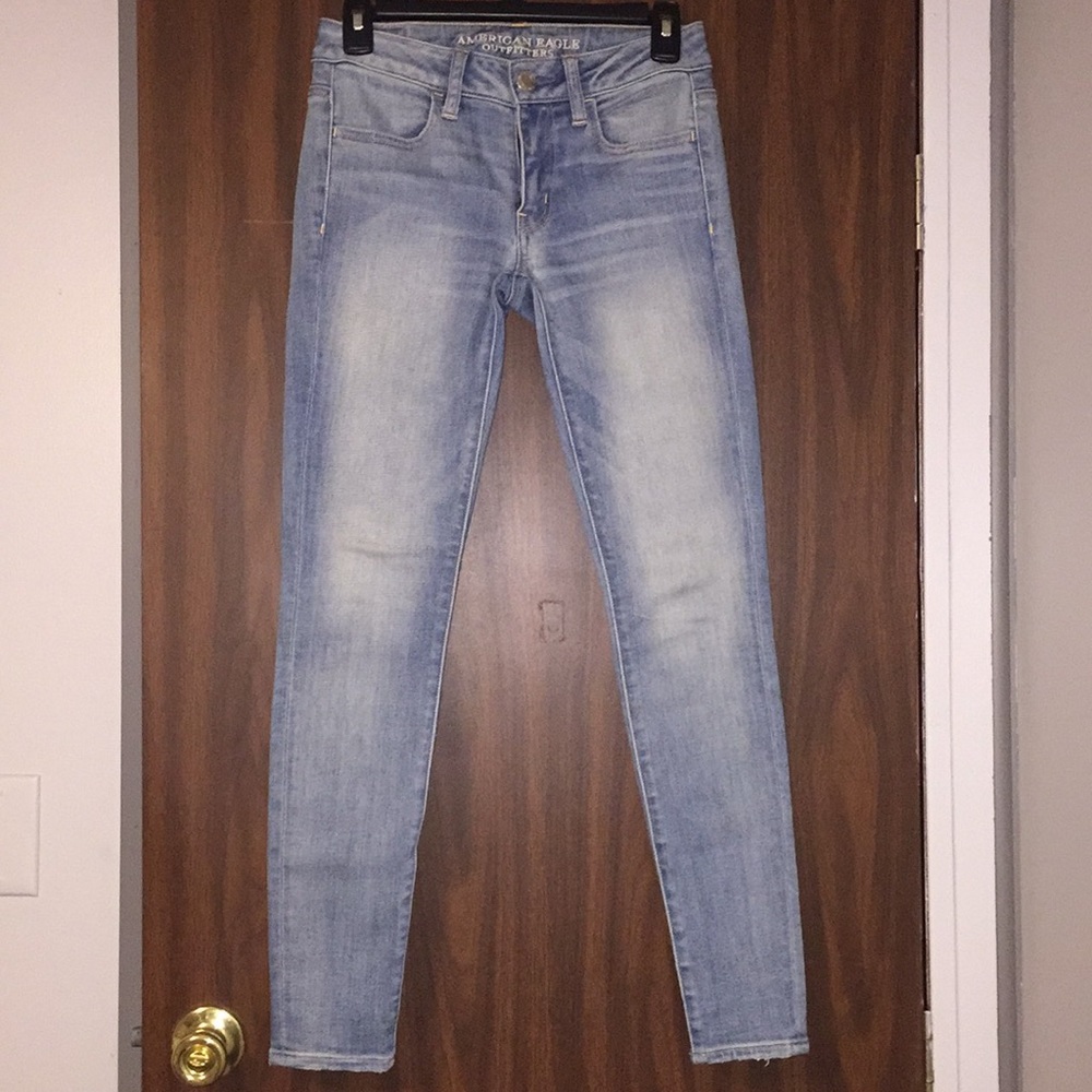 Blue Low Rise Jeans